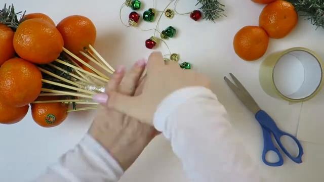 Handgemachte Mandarine Bouquet /Ein Geschenk / смотреть онлайн