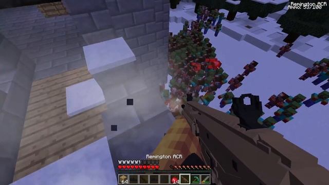 АРМИЯ ИЗ 1000 ГОЛЕМОВ ПРОТИВ АРМИЯ ИЗ 1000 ЗОМБИ МУТАНТ В МАЙНКРАФТ! ЗОМБИ АПОКАЛИПСИС В MINECRAFT смотреть онлайн