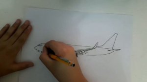 BOEING 737-800 ÇİZİMİ-HOW TO DRAW BOEING 737-800