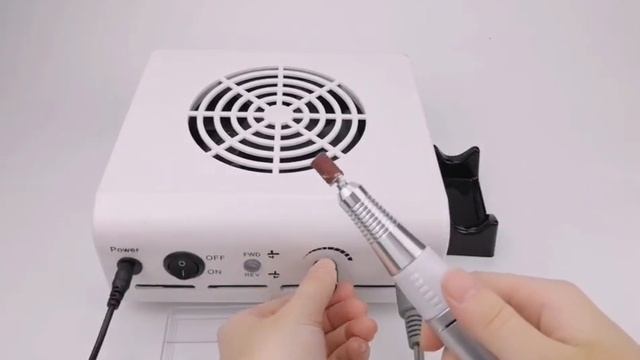 Аппарат для маникюра 2 в 1, 80 Вт, 35000 об/мин, маникюрный пылесос с мощным вентилятором смотреть онлайн