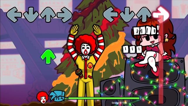 ( HARD MODE ) Ronald McDonald Vs Pelito (FNF Mod) смотреть онлайн