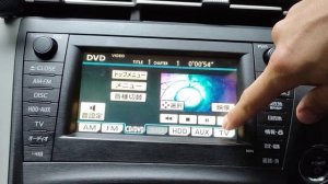 Toyota Prius 30 Просмотор видео клипов на штатной японской магнитоле тойота приус 30