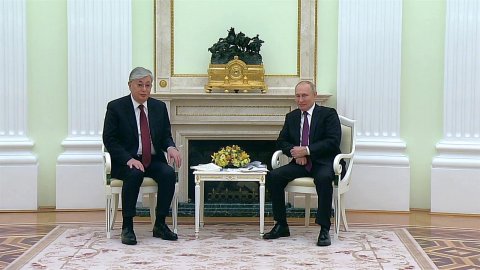 Владимир Путин отметил особое значение визита Касым-Жомарта Токаева в Россию после переизбрания