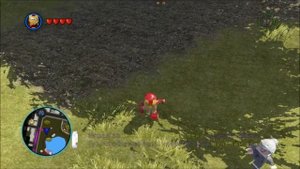 Золотой кубик (найти обезьянку)лего марвел супер герой - lego marvel)