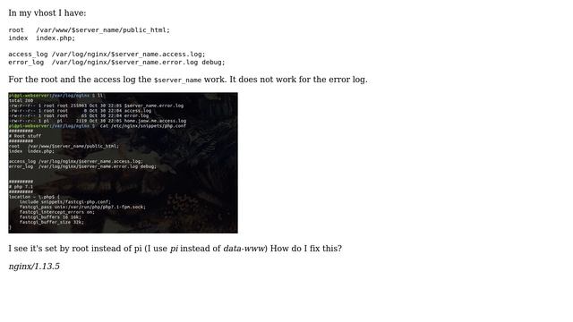 Nginx error log won't read variable смотреть онлайн