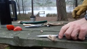 Нож Cold Steel Ranch Boss 2. Тест/ testing