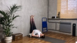 Восстанавливающая асана для беременных. Випарита Карани Мудра