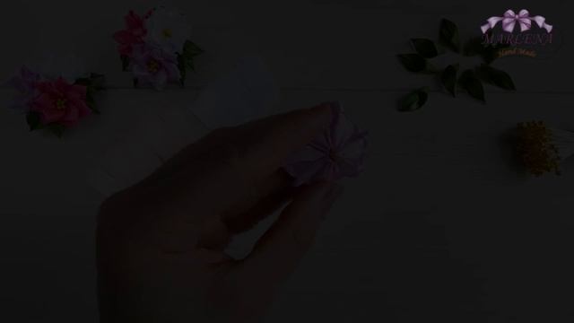 ? Цветы из узких лент. Зажимы с тройным цветком. Канзаши МК/DIY смотреть онлайн
