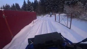 Зарабатываем на уборке снега.