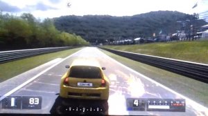 Renault Clio V6 playing with manual gears gt5