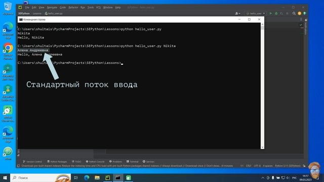 Python для начинающих / Урок 9. Ввод данных с помощью input()