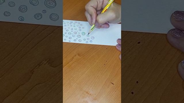 РИСУЕМ РАЗНОЦВЕТНЫМ КАРАНДАШОМ✨