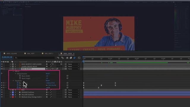 After Effects: How To Reveal All Keyframes & Modified Properties (U) смотреть онлайн