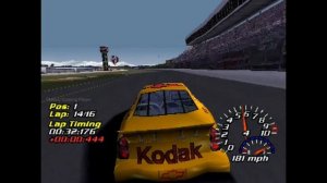 NASCAR 2001 - PS1 Gameplay
