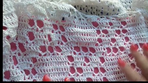 Кофточка из квадратов и лайфхак по теме