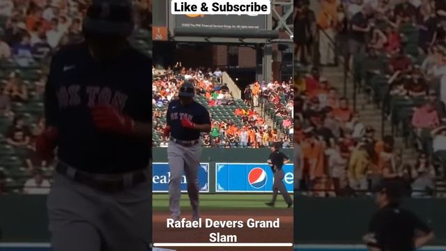 Boston Red Sox Rafael Devers Grand Slam Against Baltimore Orioles