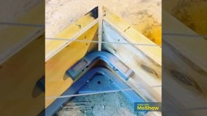 Каркас-корпус кровати из фанеры с царгами под углом 45 градусов