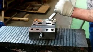 Шабрение прижимной планки