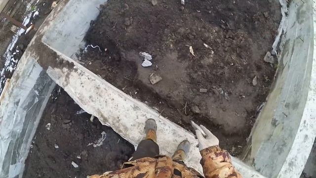Обратная засыпка фундамента песком . Полы по грунту . смотреть онлайн
