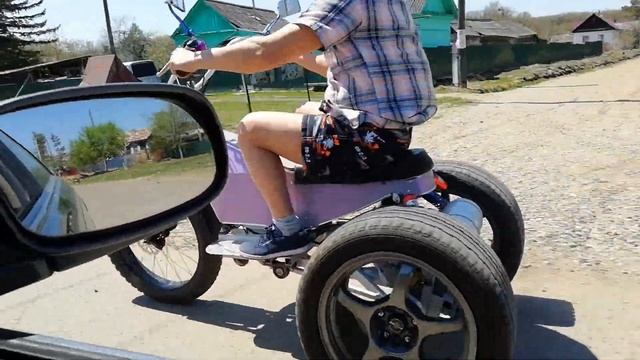 Трёхколёсный Электроскутер своими руками