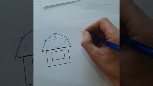 Как замерить площадь фронтона мансардной крыши смотреть онлайн