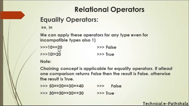 Relational and Logical Operator in Python in Hindi || By Technical e-Pathshala смотреть онлайн