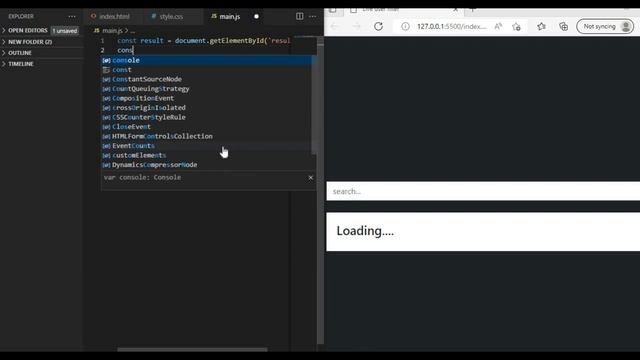 Search filter with HTML, CSS, JS || Complete code