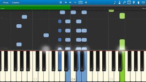 ДДТ - Осень (на пианино Synthesia)