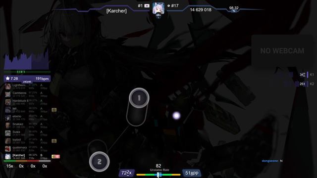 🔴 [Karcher] | SOUND HOLIC vs. T.Kakuta - ROZA DE ANDALUCIA [Bloody Burst] +HDHR 98.83% (#1 675pp FC