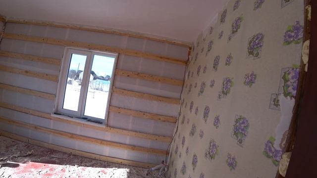 УТЕПЛЕНИЕ ДОМА ИЗНУТРИ. НОВЫЙ ПРОЕКТ - ТЕПЕРЬ КУХНЯ. смотреть онлайн