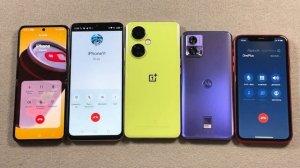 Boot Animation + Incoming Call OnePlus N3 vs Realme C53 vs Motorola 30 vs Z Flip 4 vs iPhone 11