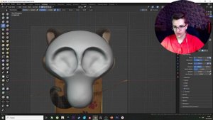 Первый раз пытаюсь скульпить в blender / как скульпить в blender(sculpted)