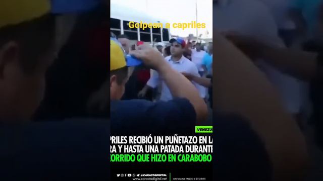 Golpean a capriles #viralreels #viralvideo #viralshors #noticias #ntn24 #ntn24ve