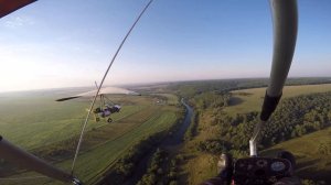 МикродельтОSS-2017 , полет дельталетов парой