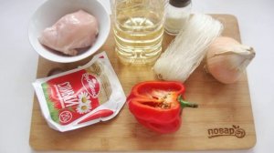 Фунчоза в сливочном соусе