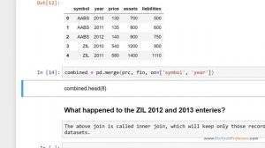 Lecture 7.2 - Inner, Outer, Left, Right Merges in Pandas | Python for Finance