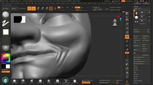 Урок 7. Моделирование головы Юбабы в Zbrush. SpeedSculpt.