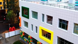 Модульный фасад Генезис ДОУ ЖК "СУББОТА" ул. Верхняя 34