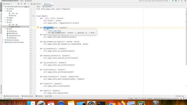 Appium Python Tutorial: Test Automation - Test Automation - Base #41