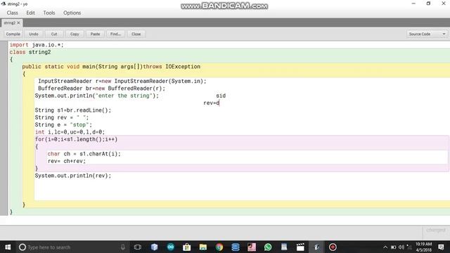 java tutorial #10 : REVERSING A STRING! смотреть онлайн