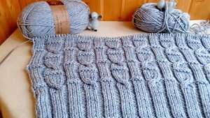 Мужской кардиган из пряжи "Молодёжная" от Пехорки/ Часть 1 - начало процесса