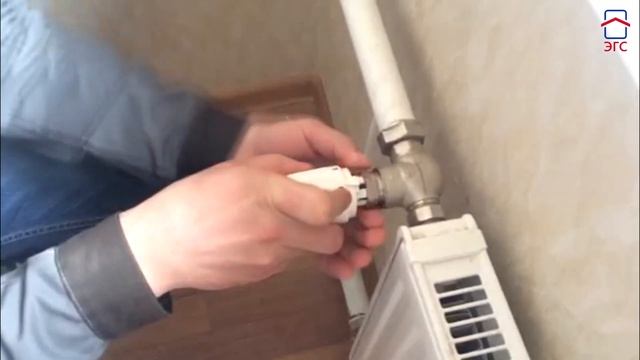 Установка терморегулятора на радиатор отопления