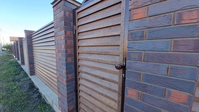 Обзор забора жалюзи  - работа под ключ смотреть онлайн