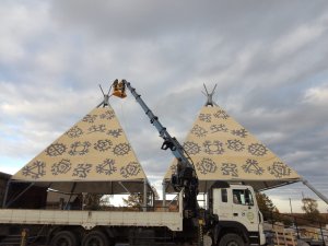 Монтаж шатров в Лабытнанги