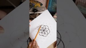 Как рисовать Мандалу Цветок Жизни, Сакральная Геометрия