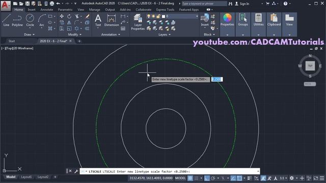 AutoCAD Drawing Tutorial for Beginners - 6