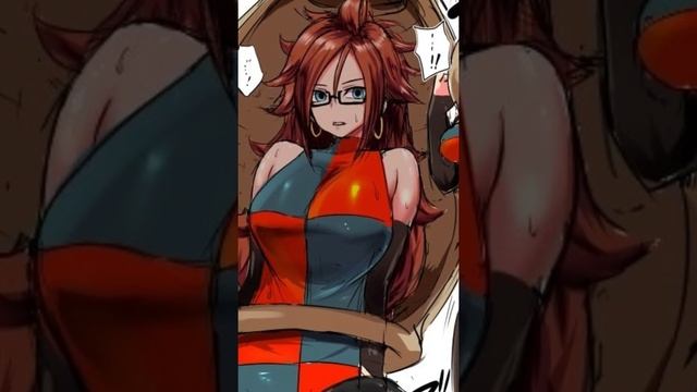 Semi-Perfect Cell Absorbs Android 21(I don't own Dragon Ball) ✌✌✌