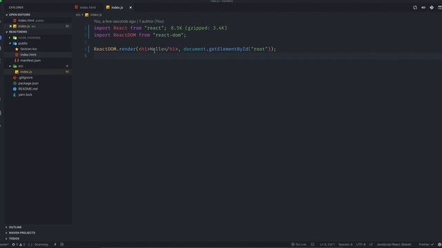 React 2019: Lesson 1 | First React App From Scratch | Tutorial смотреть онлайн