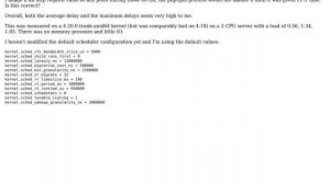 DevOps & SysAdmins: Debugging and fine-tuning the linux process scheduler