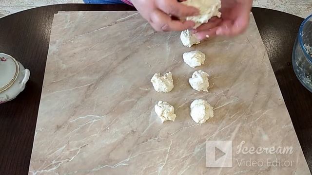 Творожное печенье.  Рецепт СССР.